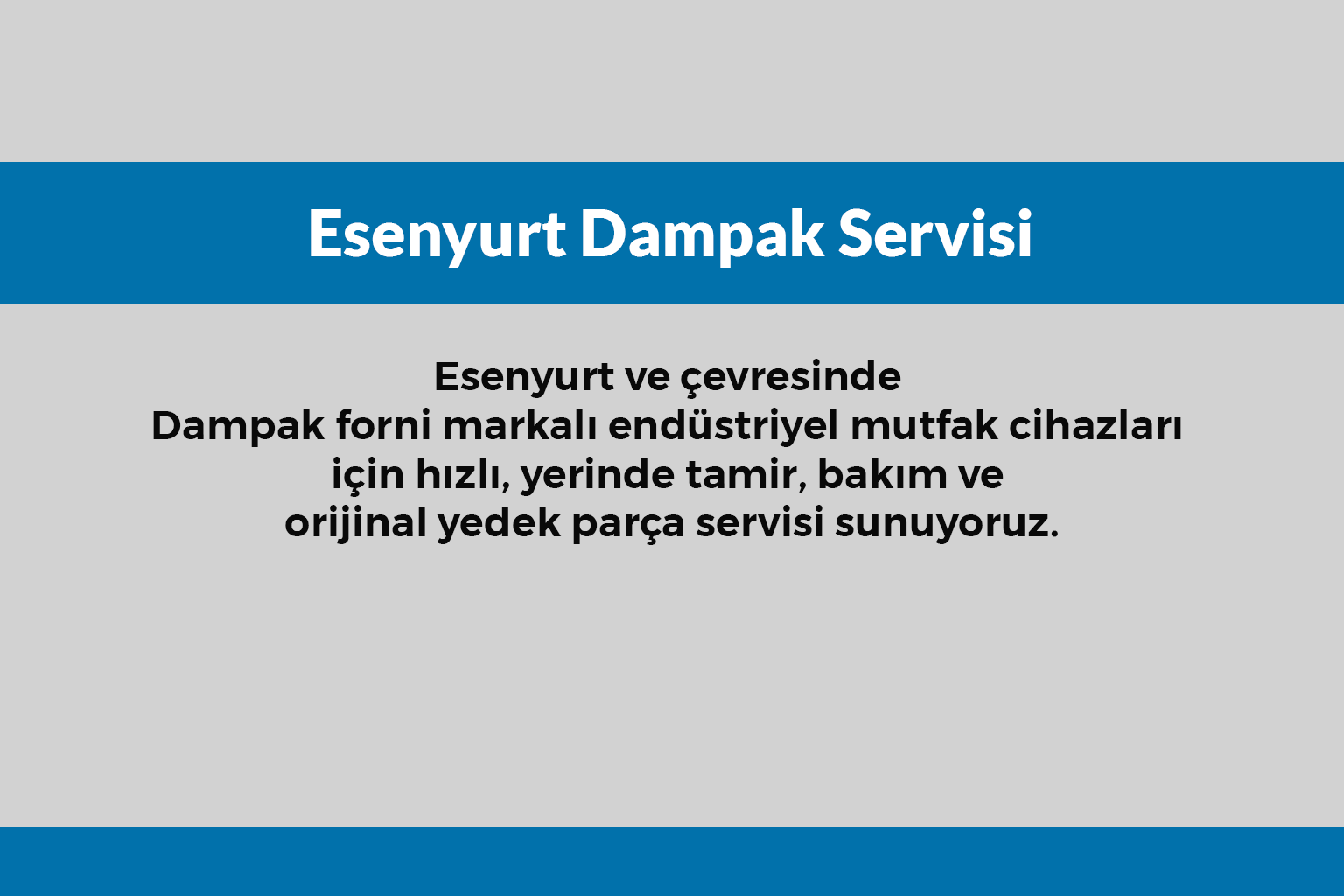 Esenyurt Dampak Servisi